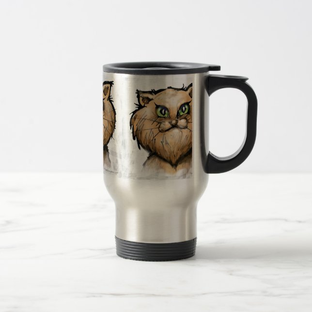 Caneca Térmica Gato Persa (Direita)
