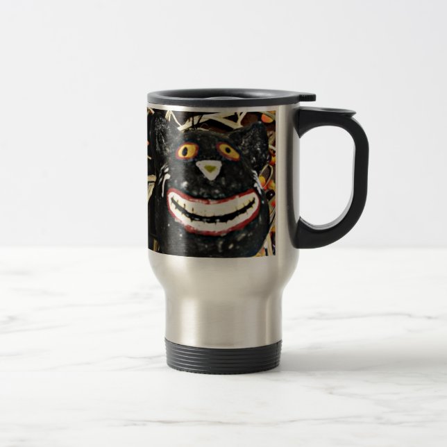 Caneca Térmica Gato Preto (Direita)
