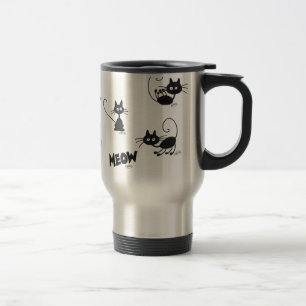 Caneca Térmica Gato preto dos desenhos animados