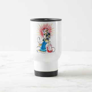 Caneca Térmica gato rockabilly na cor