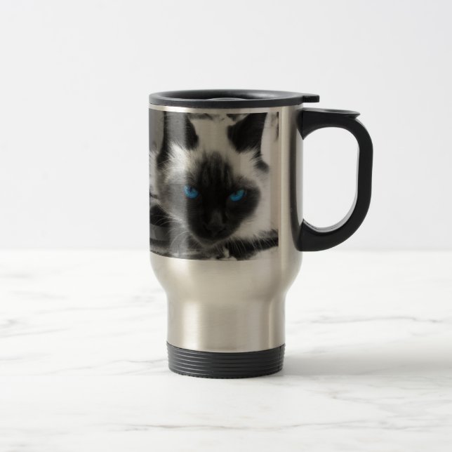 Caneca Térmica Gato Siamese (Direita)