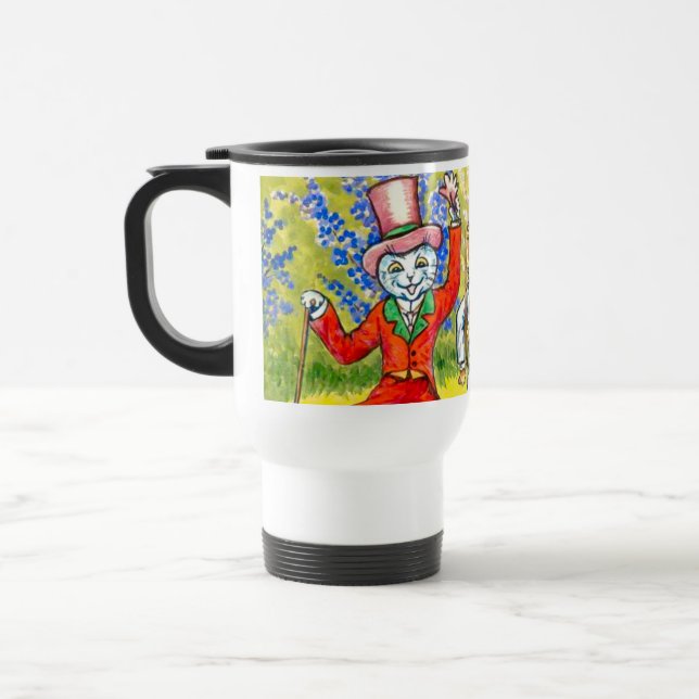 Caneca Térmica Gatos Dançantes (Esquerda)