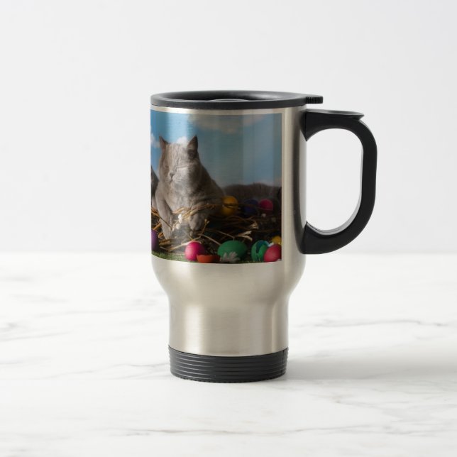 Caneca Térmica Gatos de páscoa (Direita)