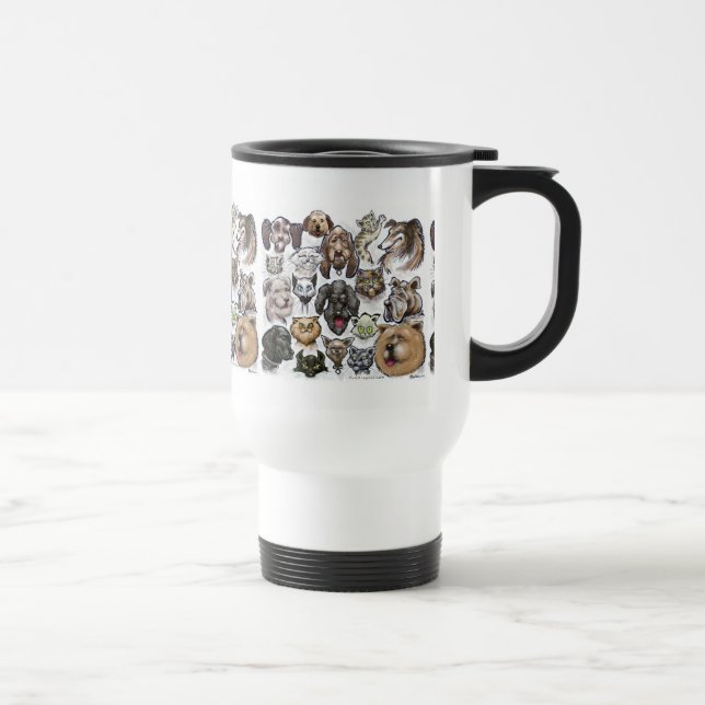 Caneca Térmica Gatos n Cães (Direita)