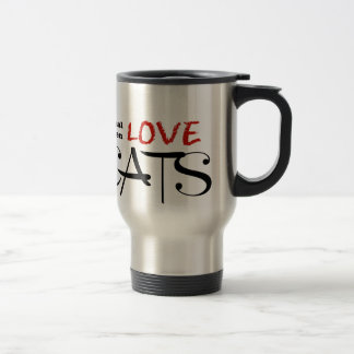 Caneca Térmica Gatos reais do amor dos homens