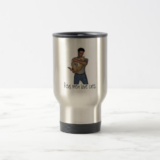 Caneca Térmica Gatos reais do amor dos homens