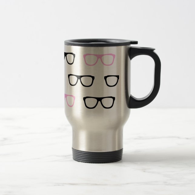 Caneca Térmica geek cor-de-rosa (Direita)