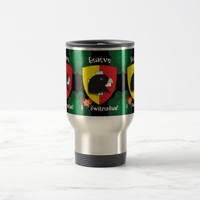 Caneca Térmica Genebra, Genève, Ginevra, Genevra taça (Centro)