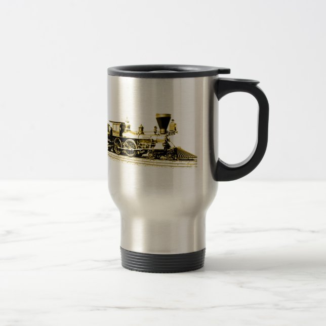 Caneca Térmica General dourado (Direita)