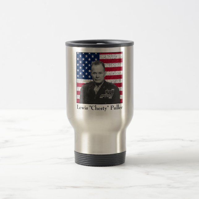 Caneca Térmica General Extrator e a bandeira americana (Centro)
