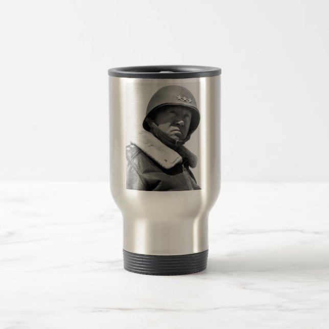 Caneca Térmica General George Patton -- WW2 (Centro)