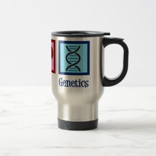 Caneca Térmica Geneticista Peace Love Genetics Company