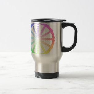 Caneca Térmica geometria das rodas de evolução de polígonos