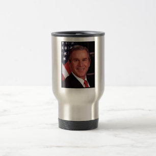 Caneca Térmica George Bush 43º Presidente americano