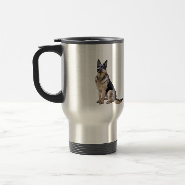 Caneca Térmica German shepherd (C) (Esquerda)
