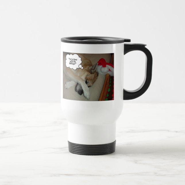 Caneca Térmica German shepherd de Natal (Direita)