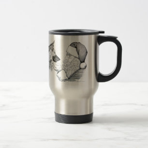 Caneca Térmica German shepherd e Papai Noel