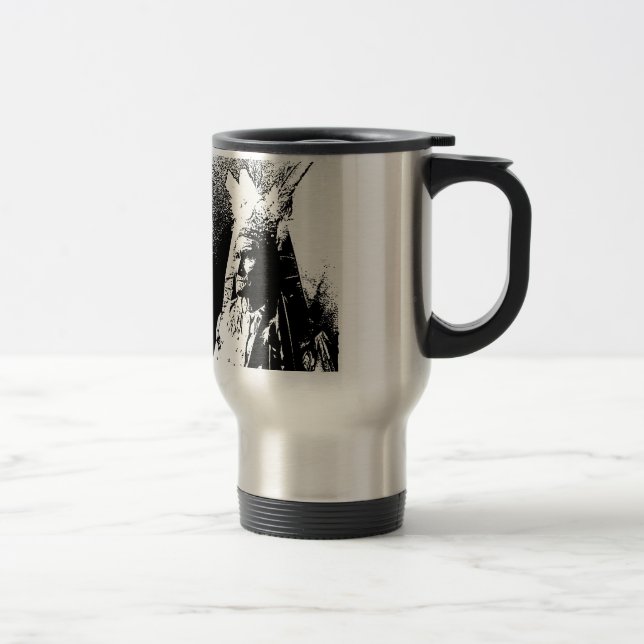 Caneca Térmica Gerônimo preto e branco (Direita)