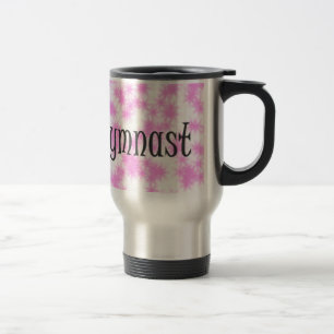 Caneca Térmica Ginastas Rosa e Branco