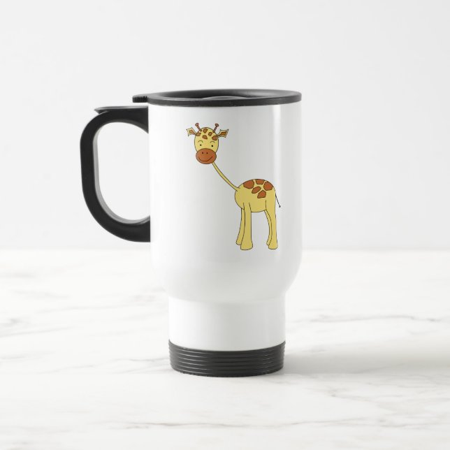 Caneca Térmica Girafa bonito. Desenhos animados (Esquerda)