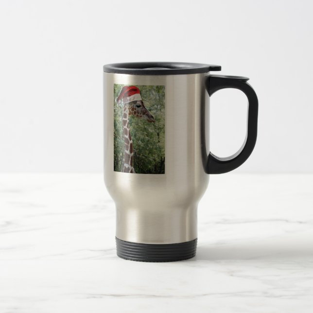 Caneca Térmica Girafa de Natal (Direita)
