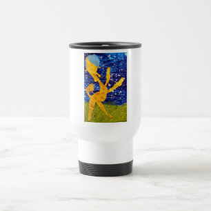 Caneca Térmica Girafa enluarada - trabalhos de arte por Carter -