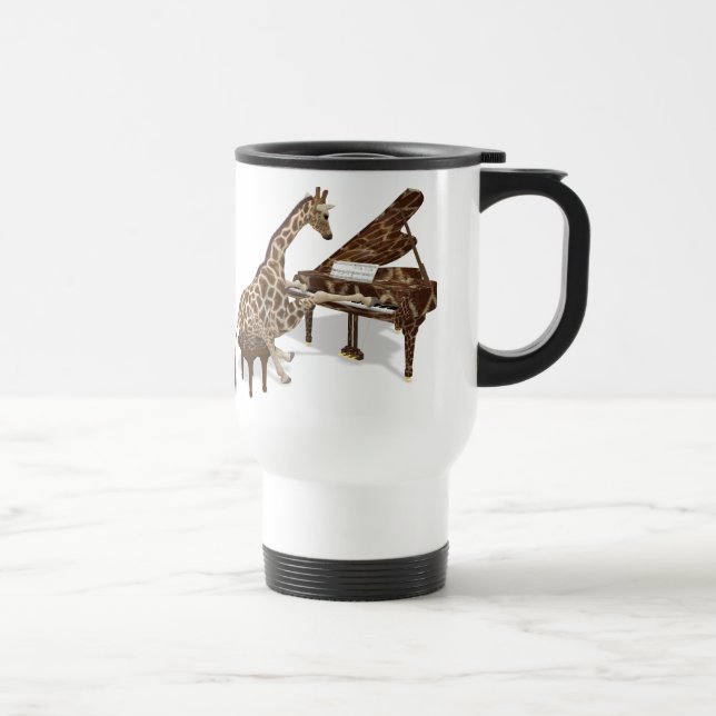 Caneca Térmica Girafa Talentosa Plays Grand Piano (Direita)