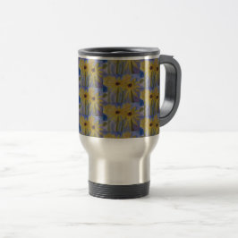 Caneca Térmica Girassóis Amarelos de Verão
