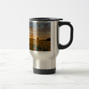 Caneca Térmica Girassóis no Sunset