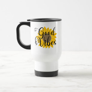 Caneca Térmica Girassol Boas Vibrações