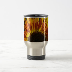 Caneca Térmica Girassol rosado dourado