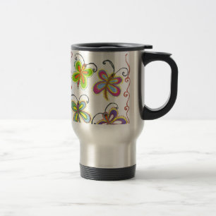 Caneca Térmica Girly Butterfly