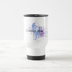 Caneca Térmica Girly Purple Sparkle Unicorn