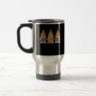 Caneca Térmica Gnômos de Outono Com Abóboras É Outono Galera Dia