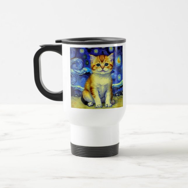 Caneca Térmica Góh Góh Frio Cote Starry Night Van Gogh (Esquerda)