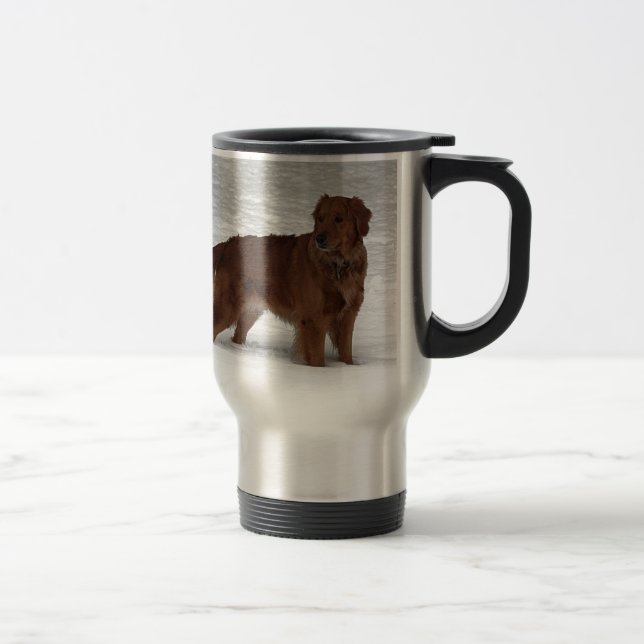 Caneca Térmica Golden retriever (Direita)