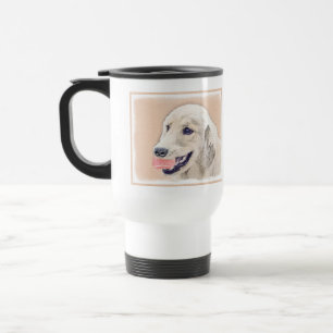Caneca Térmica Golden Retriever with Tennis Ball Painting Dog Art