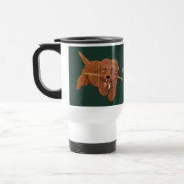 Caneca Térmica Goldie Golden Doodle Travel Mug