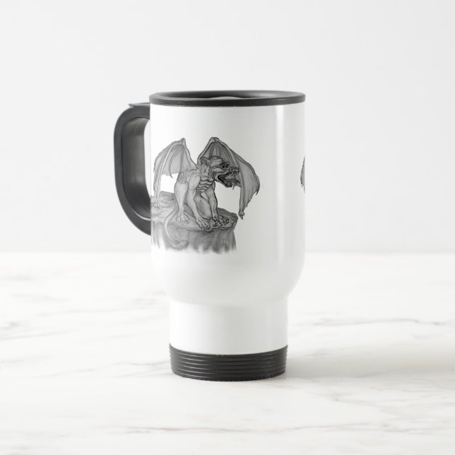 Caneca Térmica Golem Gargoyle (Frente Esquerda)
