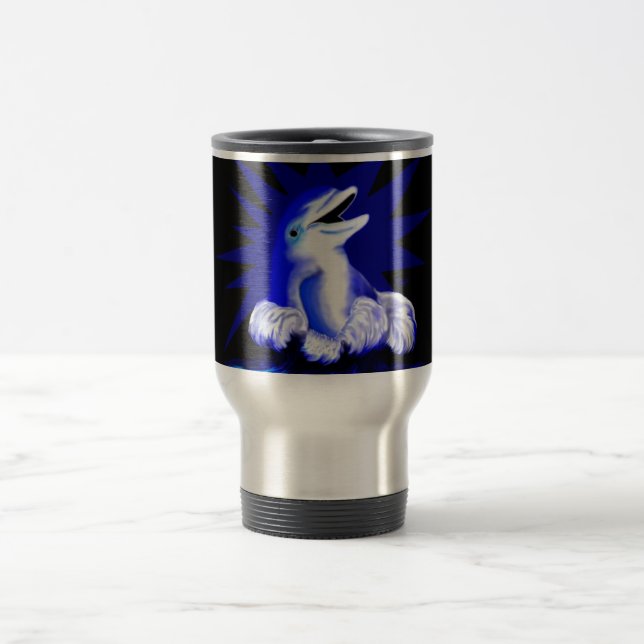 Caneca Térmica Golfinho sorridente (Centro)