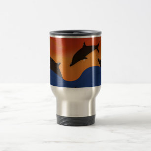 Caneca Térmica Golfinhos