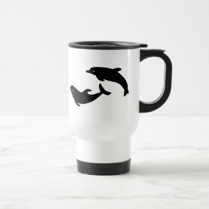 Caneca Térmica Golfinhos felizes
