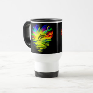 Caneca Térmica Golfinhos no Sol