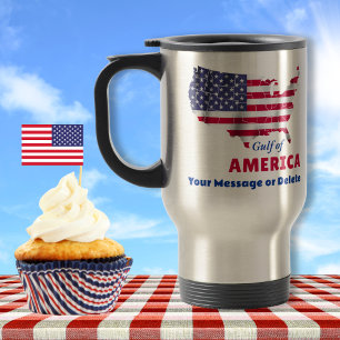 Caneca Térmica Golfo da América, Patriot Mugs, Viagem escolher ES