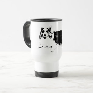 Caneca Térmica Golsos Calmos, Sorriso de Corgi