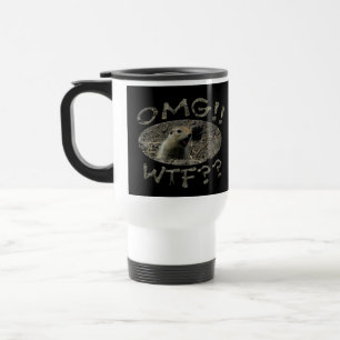 Caneca Térmica Gopher de OMG WTF/Bground preto
