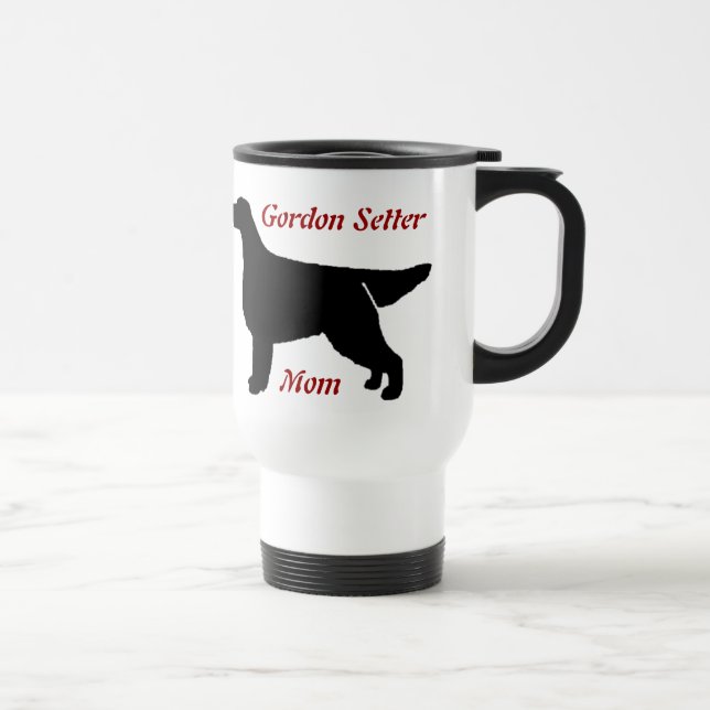 Caneca Térmica Gordon Setter Mãe Aluminum Mug (Direita)