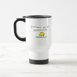 Caneca Térmica Governo sair do sinalizador REE SNEKRIGHT Gadsden