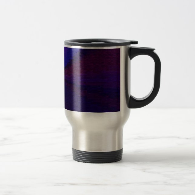 Caneca Térmica Gradação circular - Azul a Roxo (Direita)