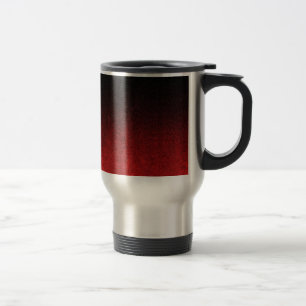 Caneca Térmica Gradação da Brilhante Vermelha e Preta
